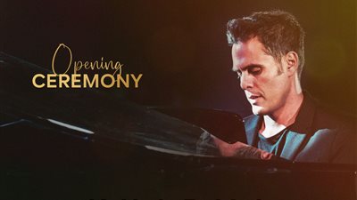 هشام خرما أولى مفاجآت حفل افتتاح كأس العالم للجمباز 