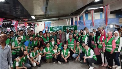 مترو الأنفاق: توزيع 100 ألف وجبة إفطار صائم بمحطات المترو بالتعاون مع بنك الطعام المصري 