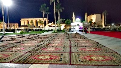 رئيس مدينة الأقصر يتابع تجهيز ساحة أبو الحجاج لاستقبال صلاة العيد