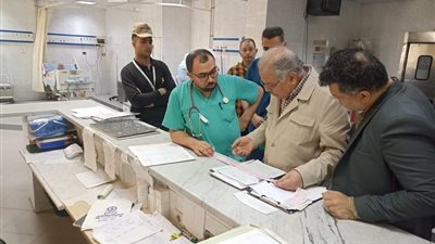 وكيل الصحة بالقليوبية يتابع سير العمل بالمستشفيات