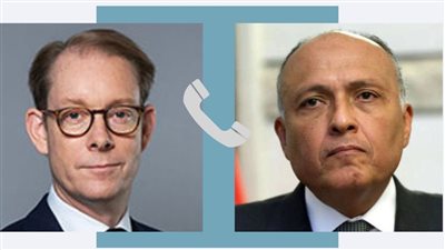 شكري يبحث مع وزير خارجية السويد آخر تطورات الأوضاع في السودان