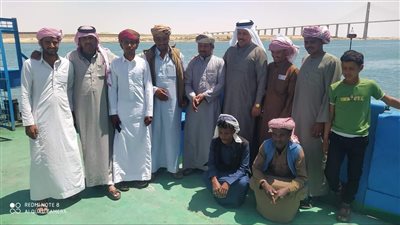 بدء توافد الهجن المشاركة في مهرجان شمال سيناء