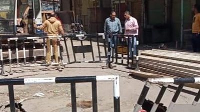 هبوط أرضي بمنطقة العباسي في المحلة.. وجهود متواصلة لإصلاحه