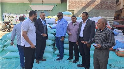 ضبط 27 طن قمح قبل بيعها في السوق السوداء بالبحيرة