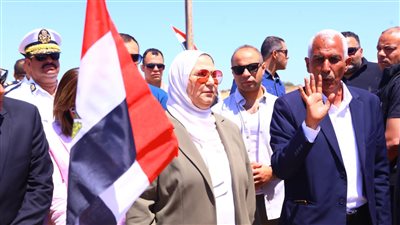 وزيرة التضامن تفتتح مشروع محطة تحلية قبر عمير وبئر مياه بالشيخ زويد