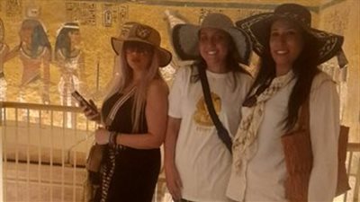 في أول ظهور لها بعد جعفر العمدة.. مي كساب وأسرار زيارتها للأقصر| صور 