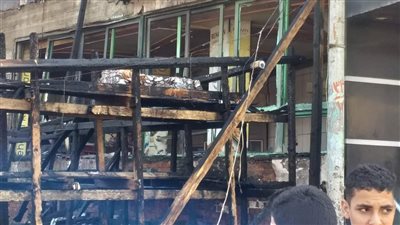 السيطرة على حريق في معرض سلع غذائية بالمنوفية