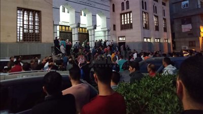 تشييع جثمان عروسين لقيا مصرعهما بعد يومين من خطبتهما في الدقهلية