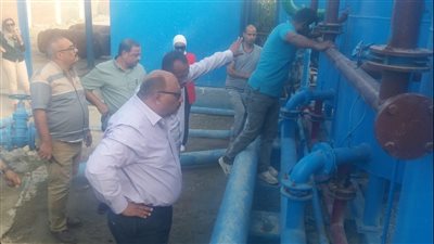 مياه القناة: سحب عينات عشوائية من مياه الشرب بالمنازل ودور العبادة والمقاهي للتأكد من جودتها