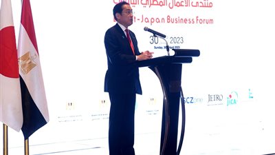 رئيس الوزراء الياباني: 1.3 مليار دولار حجم التبادل التجاري.. وشركات يابانية تساهم في البنية التحتية بمصر