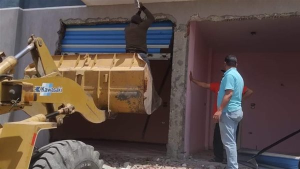 جانب من إزالة التعديات