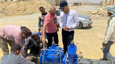 جهاز القاهرة الجديدة يحل مشكلة انتظام المياه بـ كمبوند جنة بالتجمع الثالث