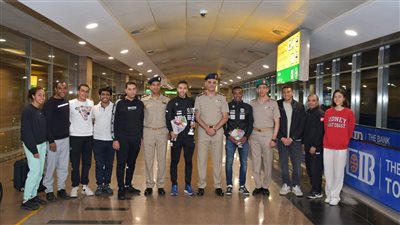 القوات المسلحة تستقبل الأبطال الرياضيين المشاركين فى بطولتى كأس العالم للخماسي الحديث والجائزة الكبرى لألعاب القوى 
