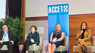 رشا راغب متحدثًا رئيسيًا في المؤتمر السنوي للمجلس الأمريكي الأعلى لاعتماد التعليم المستمر والتدريب