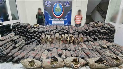  الداخلية تنجح في ضبط 1.5 طن بانجو بالإسماعيلية