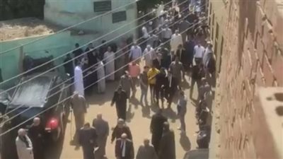  جنازة مهيبة لـ المستشار عبدالله عصر رئيس تشريعية مجلس الشيوخ في المنوفية | بث مباشر