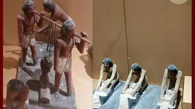 متحف ملوي يعرض قطعة جديدة لـ عمال مقبرة حنو المشرف على الأوقاف الدينية