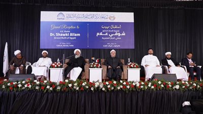 المفتي يشكر الحكومة الهندية على نجاح زيارته الرسمية 