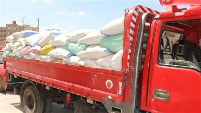 التحفظ على سيارة تحمل 10 أطنان قمح مجهولة المصدر في المنوفية