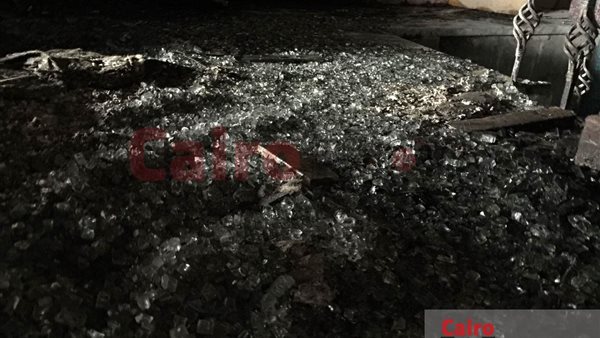 آثار الحريق