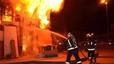 مصابان باختناق في حريق ببحر البقر ببورسعيد | أسماء