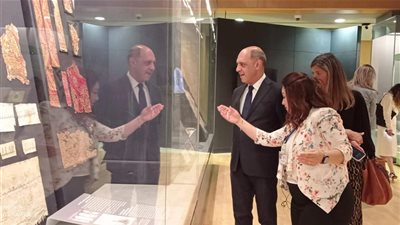 المتحف القومي للحضارة المصرية يستقبل وزير الصحة البرتغالي والوفد المرافق له