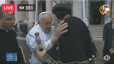 من ساحة القديس بطرس بالفاتيكان.. الكنيستان الأرثوذكسية والكاثوليكية تحتفلان بـ المحبة الأخوية| بث مباشر 