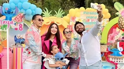 رغم طلاقهما.. تامر حسني وبسمة بوسيل يحتفلان بعيد ميلاد ابنتهما معا