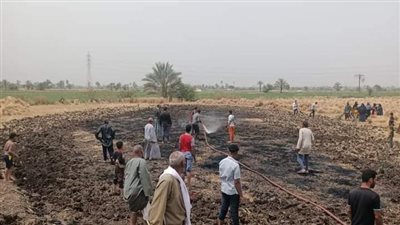 الحماية المدنية تسيطر على حريق التهم 10 قراريط قمح بمركز إطسا في الفيوم
