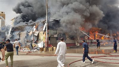 ماس كهربائي.. التحريات الأولية تكشف سبب حريق معرض شباب مصر ببني سويف