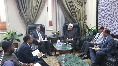 السفير الهندي يقدم شكر حكومة بلاده لمفتي الجمهورية على زيارته الأخيرة.. ويؤكد: علاقتنا خاصة وفريدة