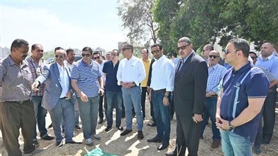 محافظ الفيوم ورئيس الجامعة يفتتحان موسم الحصاد لمحصول القمح بالمزرعة النموذجية لجامعة الفيوم