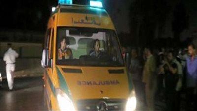 مصرع شاب وإصابة آخر في حادث انقلاب سيارة ملاكي بكفر الشيخ