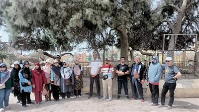 وفد ماليزي يزور منطقة البهنسا الأثرية بمركز بنى مزار بالمنيا