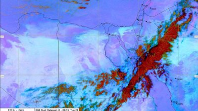 حالة الطقس في مصر اليوم الثلاثاء| أمطار رعدية على مناطق متفرقة وتكاثر السحب المنخفضة