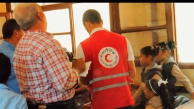 الهلال الأحمر: صيانة ورفع كفاءة 100 مدرسة في شمال سيناء| فيديو 