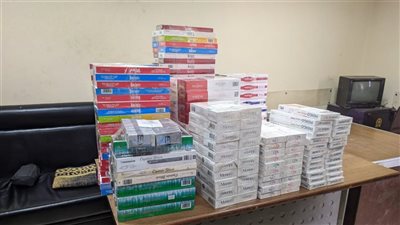 بتعويضات جمركية 96 ألف جنيه.. ضبط كمية من السجائر الأجنبية غير خالصة الضرائب