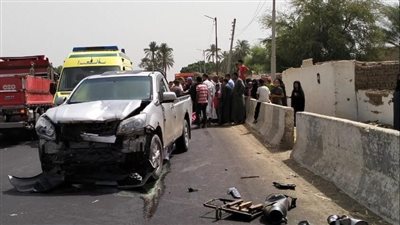 مصرع شخصين وإصابة 3 آخرين في حادثي تصادم منفصلين بالأقصر 