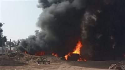 دون خسائر في الأرواح.. السيطرة على حريق بالمنطقة الصناعية غرب طهطا بسوهاج