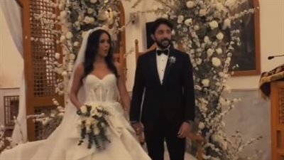 لقطات من حفل زفاف يوسف ماجد الكدواني في إحدى الكنائس |صور وفيديو