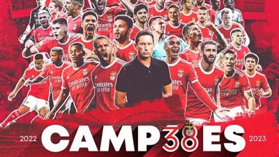 رسميا.. بنفيكا بطلا للدوري البرتغالي للمرة الـ38