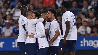 باريس سان جيرمان يتعادل مع ستراسبورج في الدوري الفرنسي ويتوج باللقب