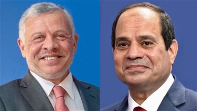 الرئيس السيسي يهنئ ملك الأردن بذكرى يوم الاستقلال