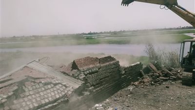 إزالة 42 حالة تعدٍ على حرم النيل والري بالعياط ومنشأة القناطر