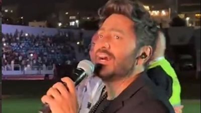 تامر حسني يتألق في حفل عقد قران الأمير الحسين ولي عهد الأردن