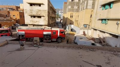 السيطرة على حريق محدود نشب في قسم التمريض بمستشفى أسوان الجامعي