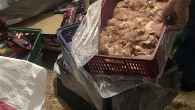 ضبط طن لحوم مجهولة المصدر بالمنوفية