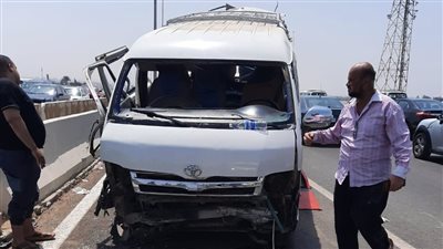 إصابة 5 أشخاص في حادث مروري أعلى محور 26 يوليو بالجيزة