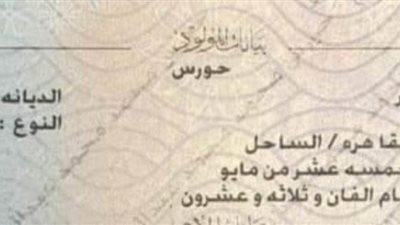 أسماه حورس│ شهادة ميلاد طفل تحظى بانتشار واسع.. والأب: معناه سيد النور