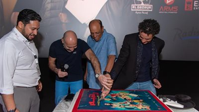 أحمد الفيشاوي ومنتج رهبة يفتتحان العرض الخاص بـ الفيلم في السعودية | صور